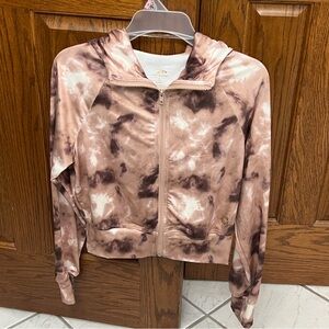 Stylish Tie-Dye Varsity Jacket